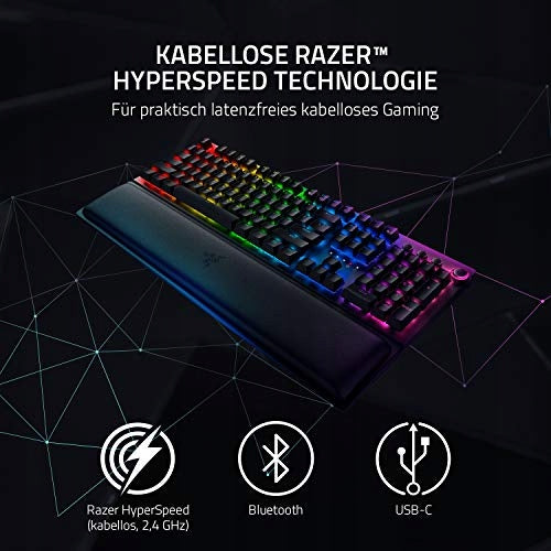 Razer BlackWidow V3 Pro Green Switch RGB Mechanical Keyboard Manufacturer Razer