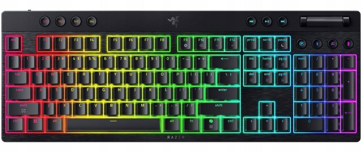 Razer BlackWidow V4 HyperSpeed Low-Profile Green Switch US