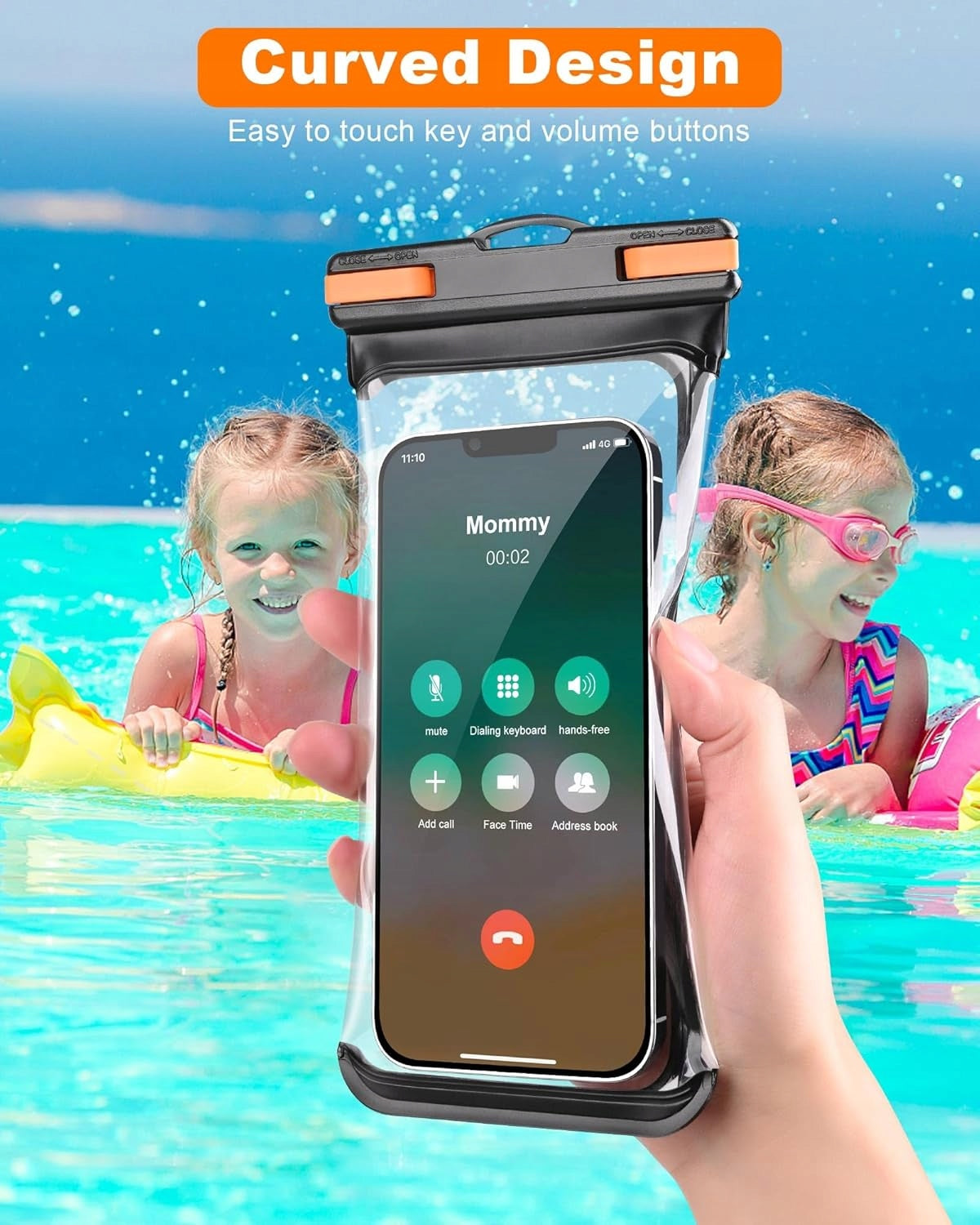 Razobws 3D Waterproof Case 8 Inches IPX8 Waterproof Phone Bag Model 3d