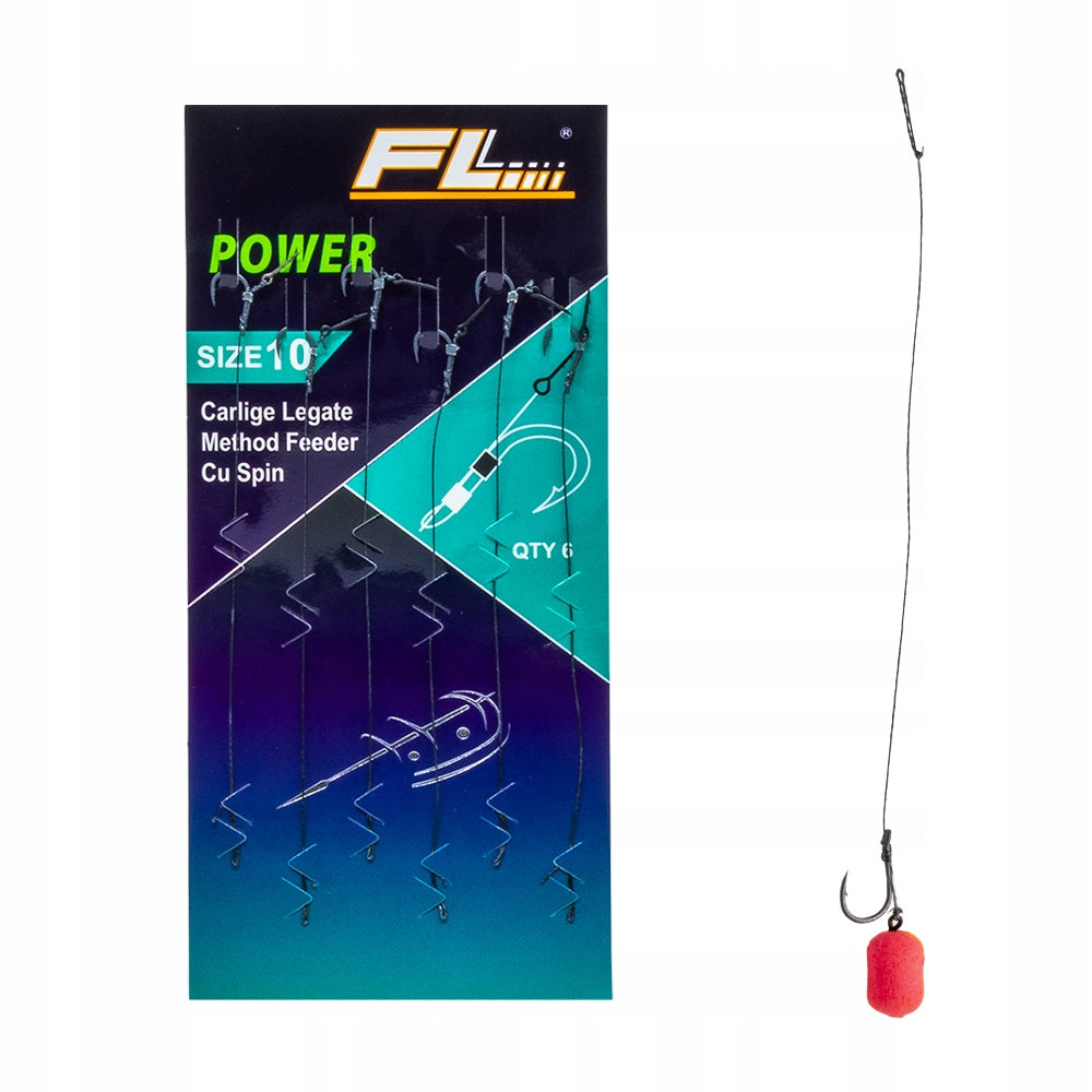 Ready Leaders POWER For Method Feeder Method On Braid With Needle size - 14