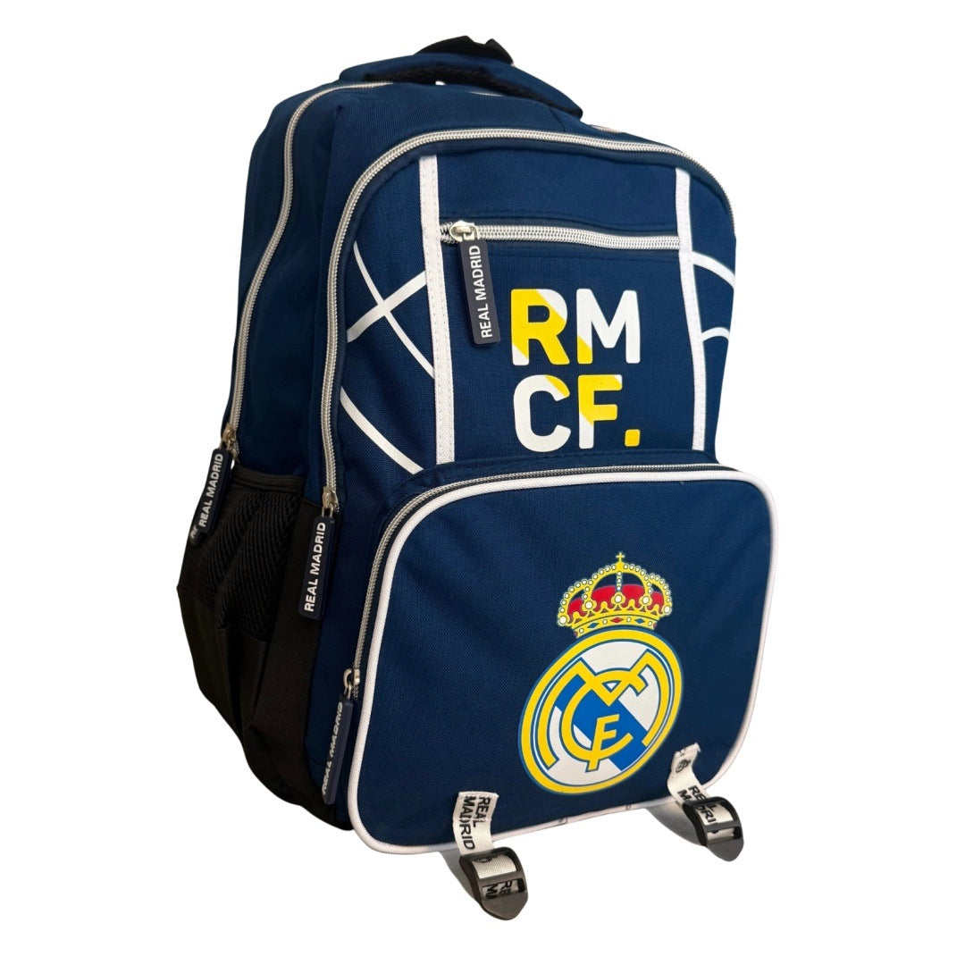 Real Madrid Sports School Backpack Garnet RMCF 3 Compartments Packaging status original
