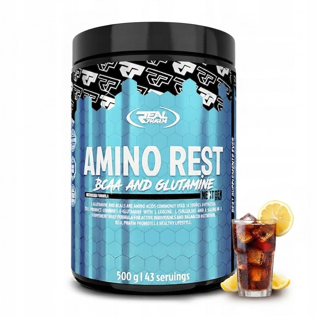 Real Pharm Amino Rest Amino Acids 500g Cola Lemon
