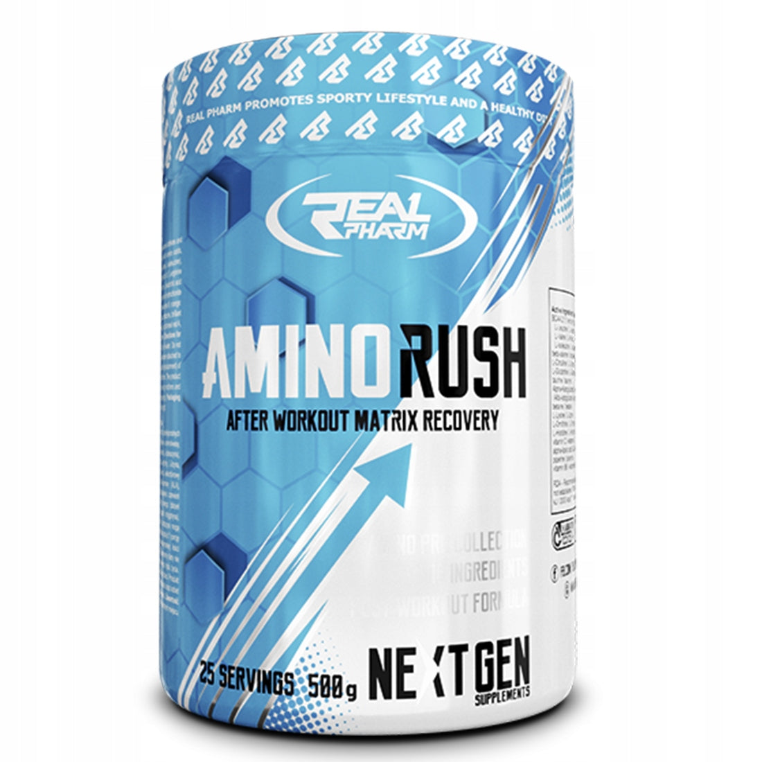 Real Pharm Amino Rush 500g Amino Acids Citrulline Arginine BCAA