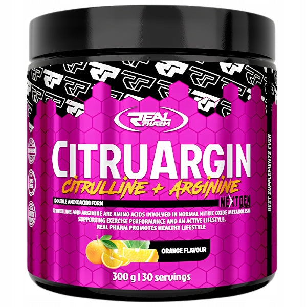 Real Pharm Citruargin 300 g Citrulline Arginine Training Strength