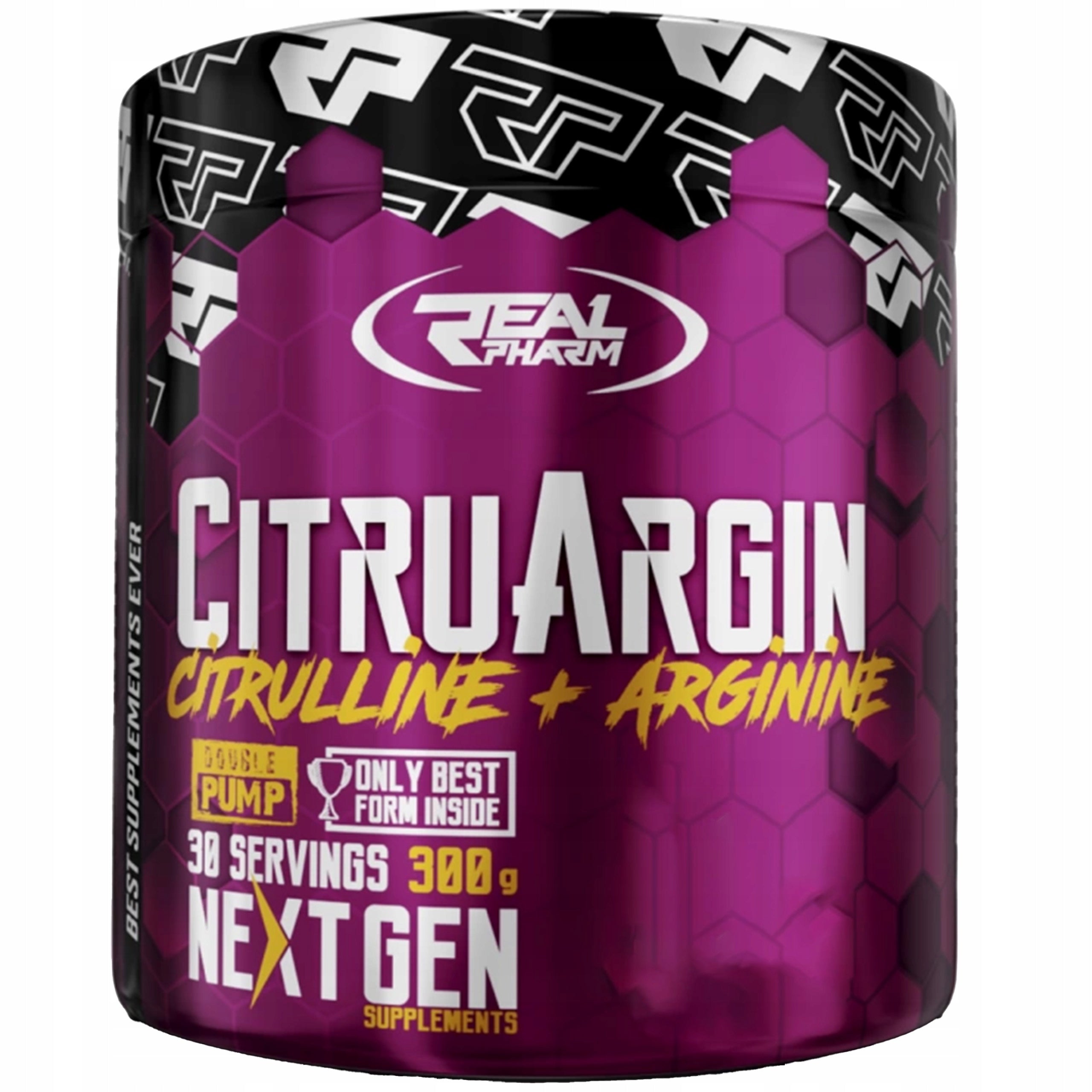 Real Pharm Citruargin Blue Raspber 300 g Pre-workout PRE Power Performance Expiration date not specified