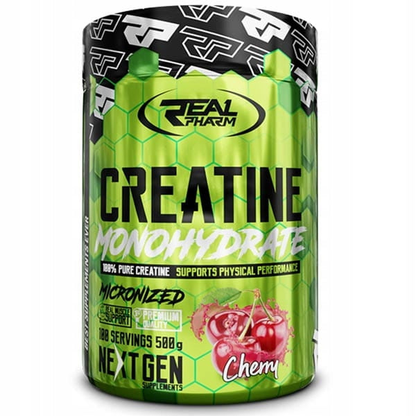 Real Pharm Creatine Monohydrate Forest Fruit 500g CREATINE MONO FOREST FRUIT Packaging status original