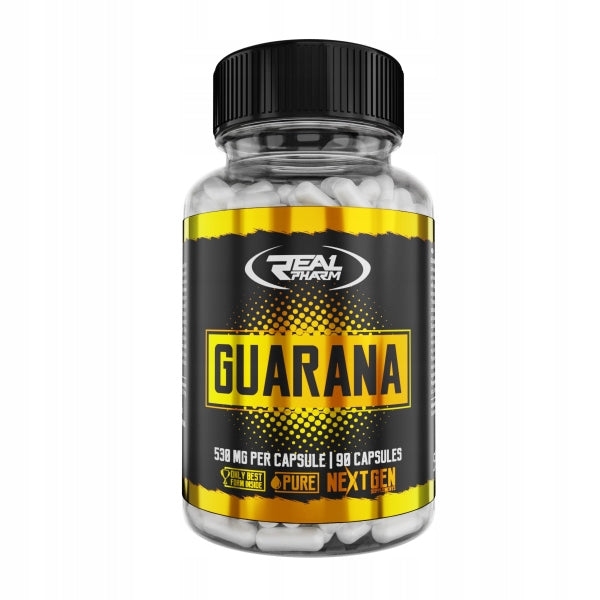 Real Pharm Guarana 530mg 90 kaps. Expiration date not specified