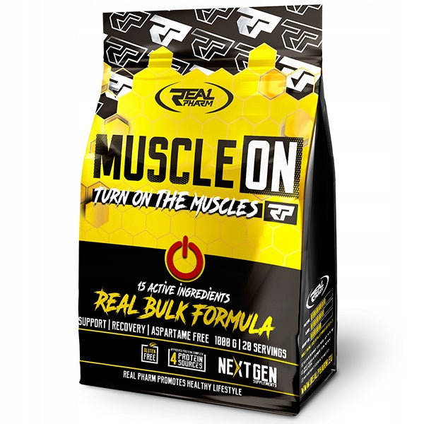 Real Pharm MUSCLE ON 1000g Chocolate Manufacturer code 8725