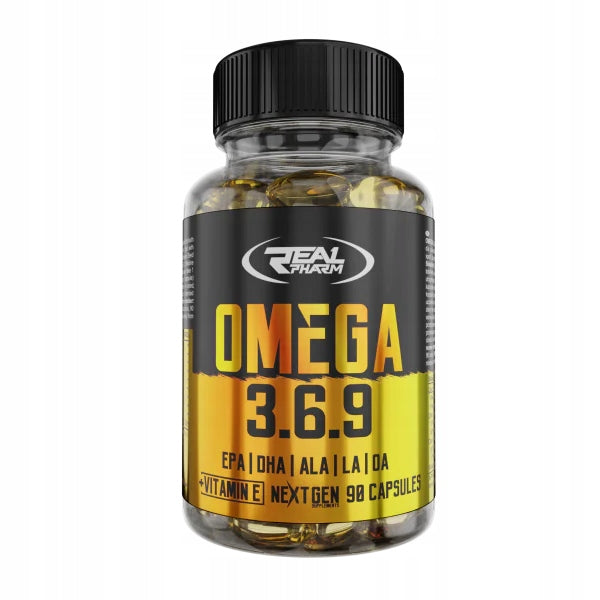 Real Pharm Omega 3-6-9. 90 Softgel vitamins omega capsules