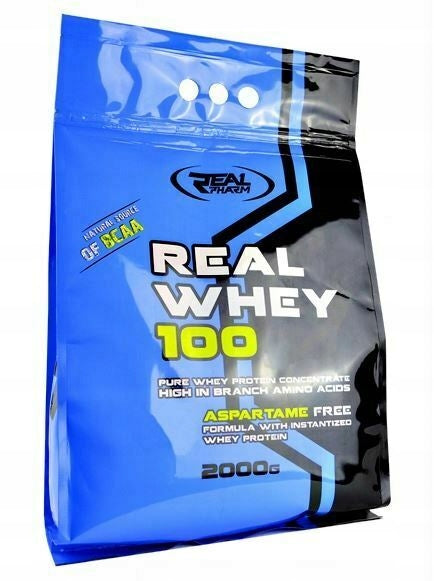 Real Pharm Real Whey 2000 g chocolate Expiration date at least 3 months from the date of purchase