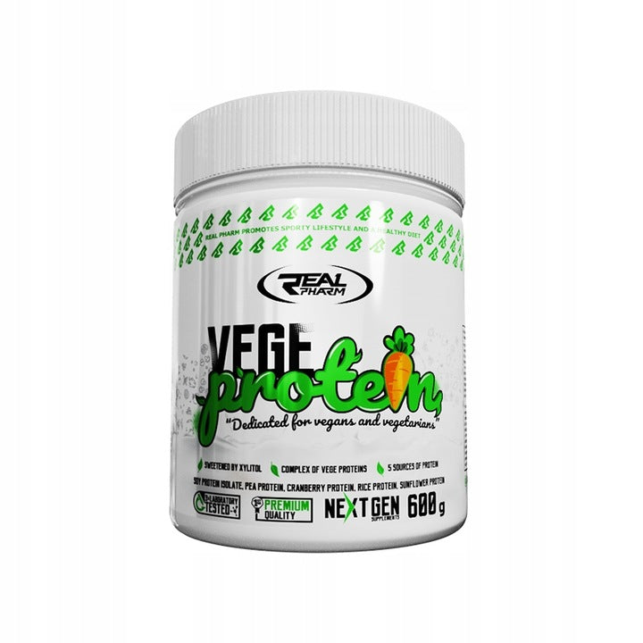 Real Pharm Vege Protein 600g Vegetable Protein Vegan Chocolate