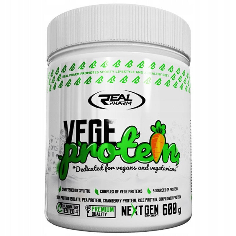 Real Pharm Vege Protein 600g Vegetable Protein Vegan Salt Caramel