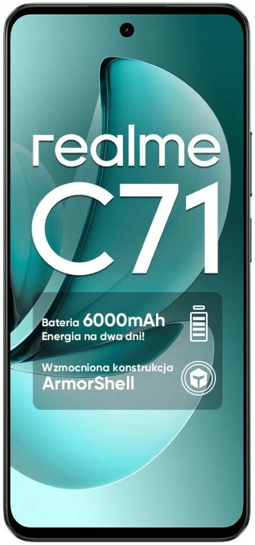 Realme C71 6GB/128GB 6000mAh 6,74" 1600x720 90Hz 13Mpix Headphones included no