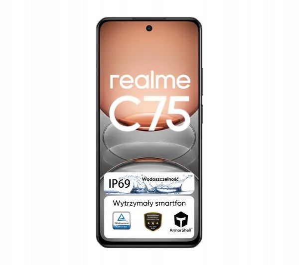 Realme C75 8/256, kolor Storm Black Manufacturer code RMX3941