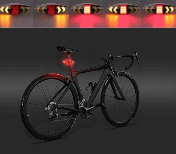 Rear Bicycle Led Light For Bicycle Rear Indicators Remote Controlled Manufacturer code Lampka rowerowa kierunkowskaz