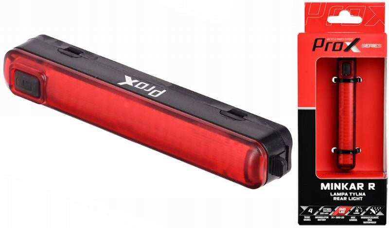 Rear Bike Light Prox Mincar R LED 15LM USB-C