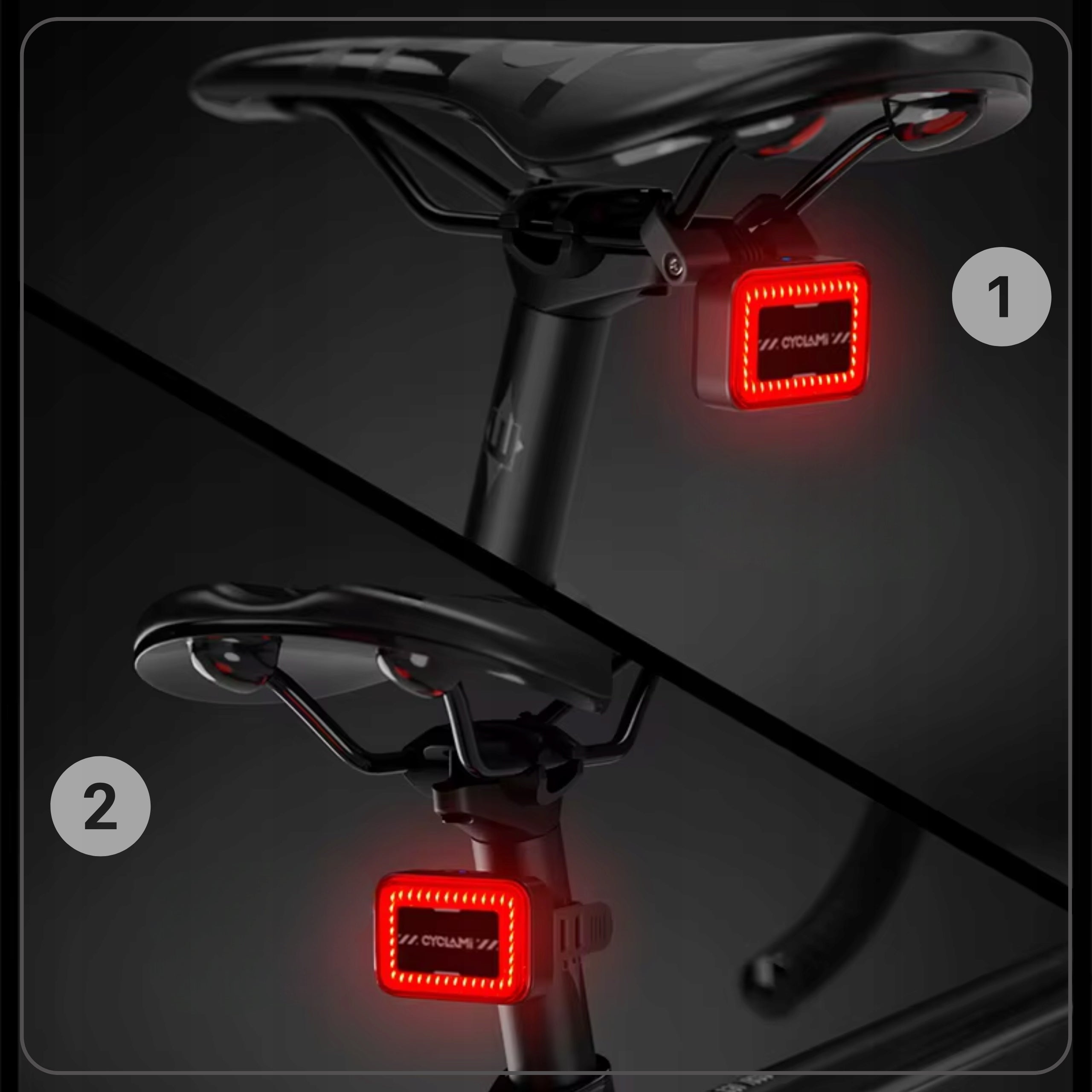 Rear Bike Light RADAR Brake Sensor Light Stop Sound Signal Manufacturer code Lampka RT02 rowerowa tylna RADAR