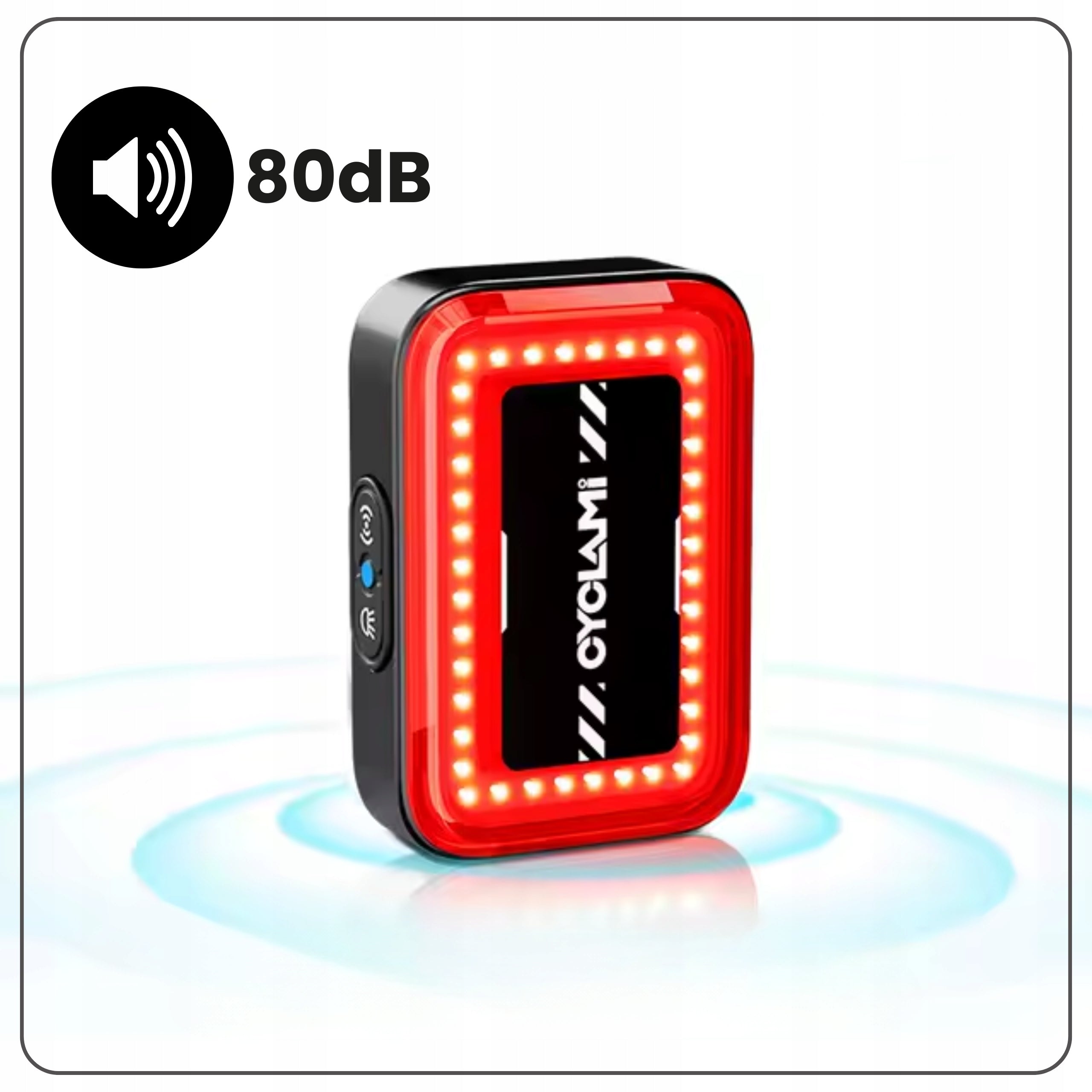 Rear Bike Light RADAR Brake Sensor Light Stop Sound Signal Model Lampka RT02 rowerowa tylna RADAR czujnik hamowania