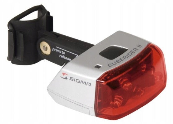 Rear Bike Light Sigma Cuberider Batteries