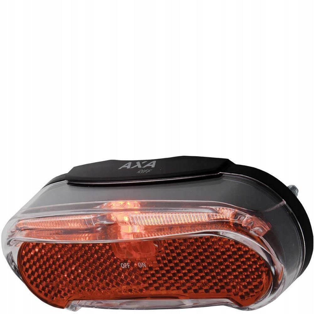 Rear bicycle light AXA Riff Switch, for rack 50/80 mm, LED