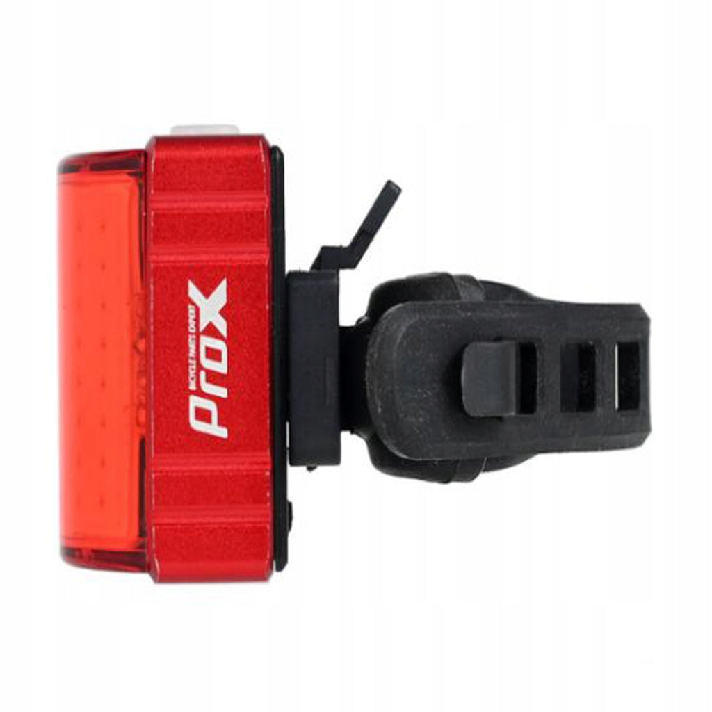 Rear bicycle light PROX Zeta S 80lm USB Color red