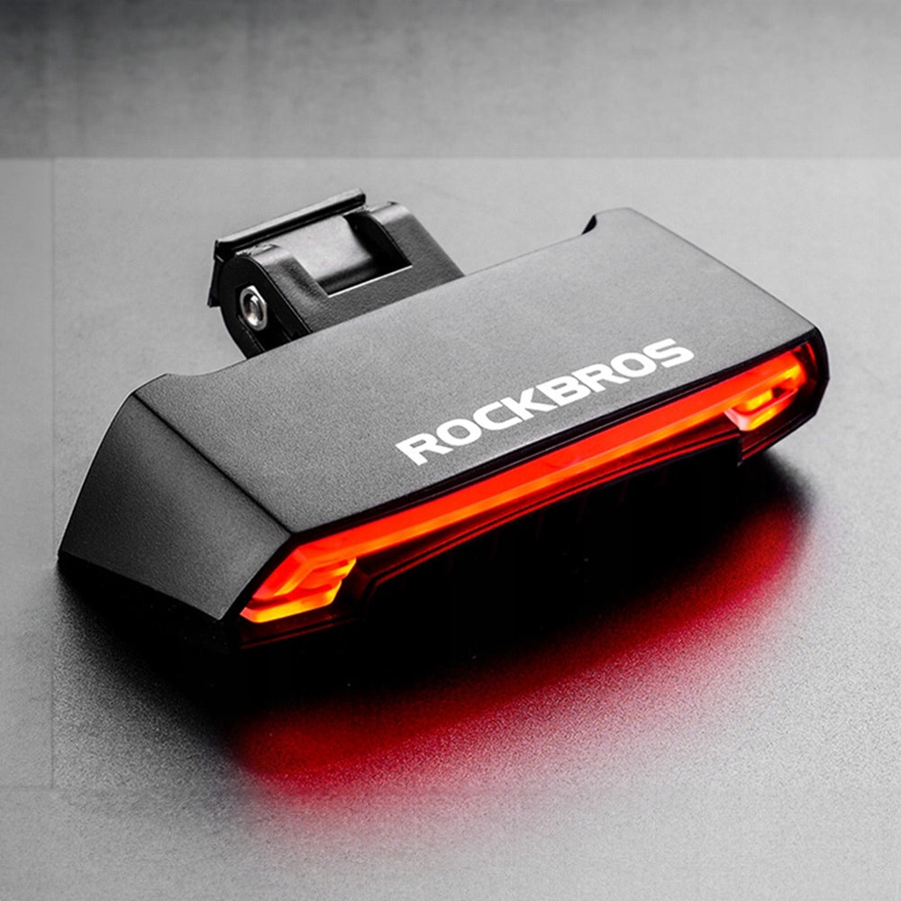 Rear bicycle light Rockbros LKWD-R1 with laser and remote control + cable Kind rear-facing