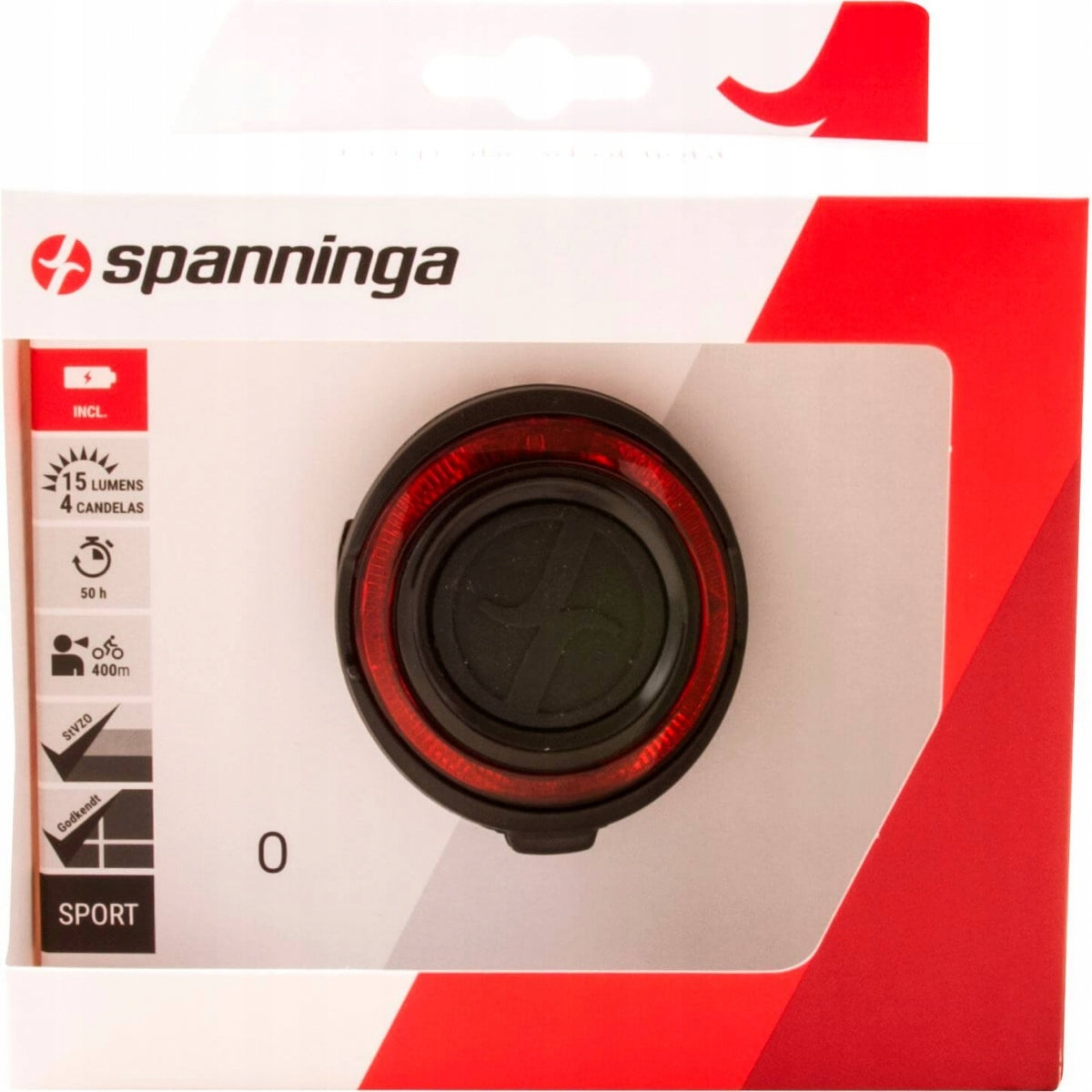 Rear bicycle light Spanninga O-Guard Xb Manufacturer code 4471008