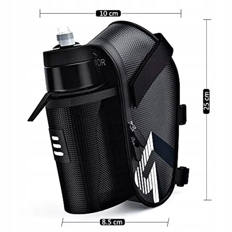 Rear bicycle pouch BAONUOR BICYCLE POUCH WITH BOTTLE HOLDER 1l Brand Baonuor