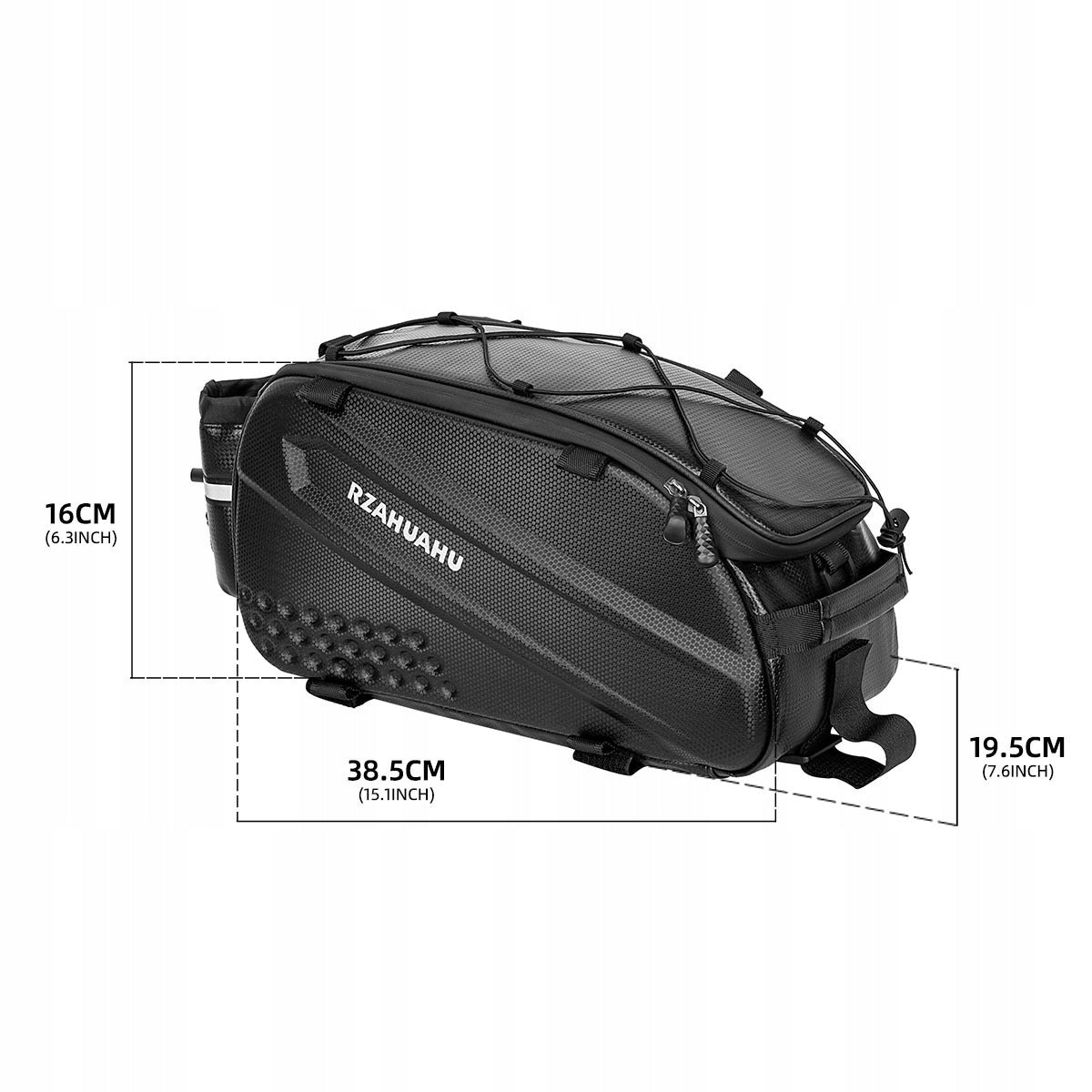 Rear bicycle pouch Rzahuahu Bicycle bag for pannier rack 20l Manufacturer code 5903814656324