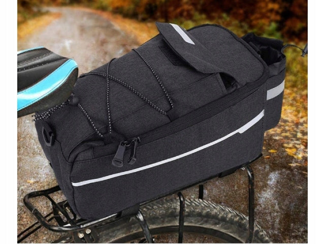 Rear bicycle pouch SATIS thermal 9 l with zipper Manufacturer code SAKWA ROWEROWA TERMICZNA POJEMNA DUŻA