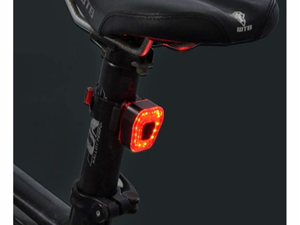Rear bike light 14 led for bike light red strong back aku usb Light beam 500 lm