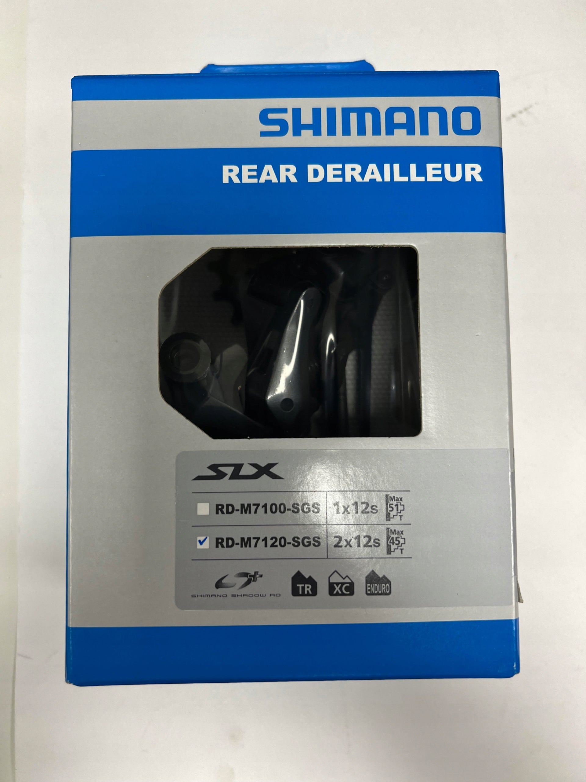 Rear derailleur SHIMANO SLX RD-M7120 12 rows SGS BOX, long trolley Manufacturer code IRDM7120SGS