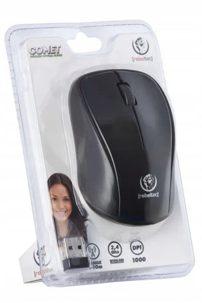 Rebeltec Comet wireless mouse BLACK