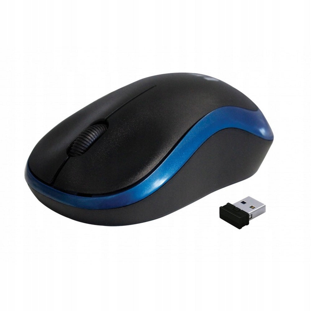 Rebeltec wireless optical mouse METEOR blue