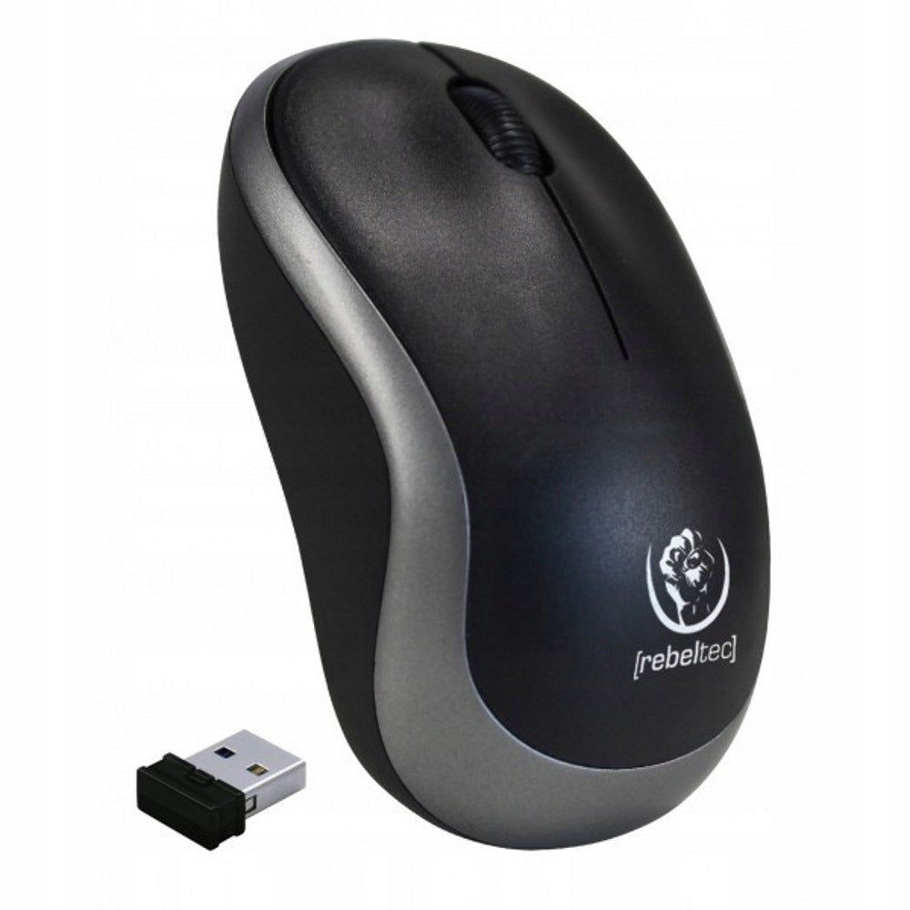 Rebeltec wireless optical mouse METEOR silver