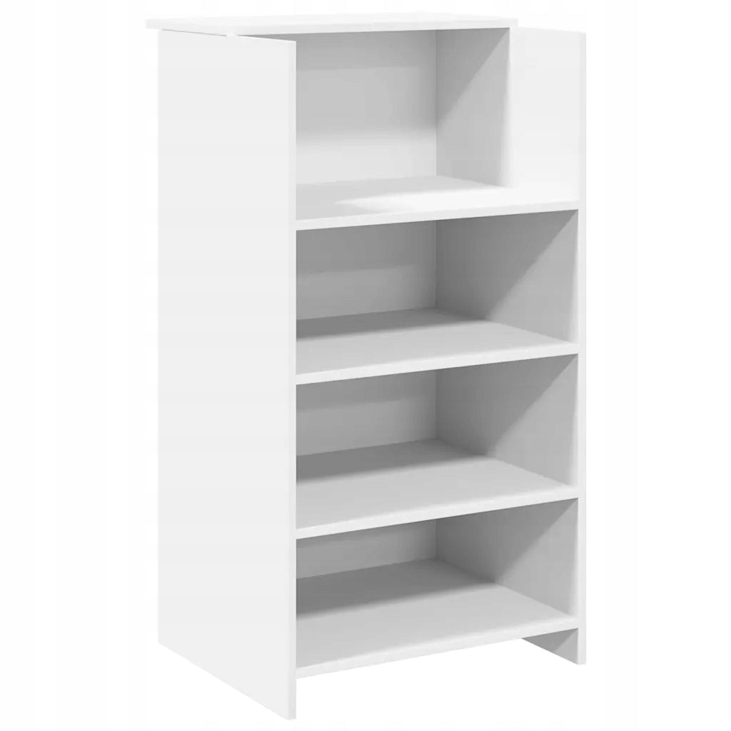 Reception desk white 55x50x103,5 cm Construction wood Furniture color white