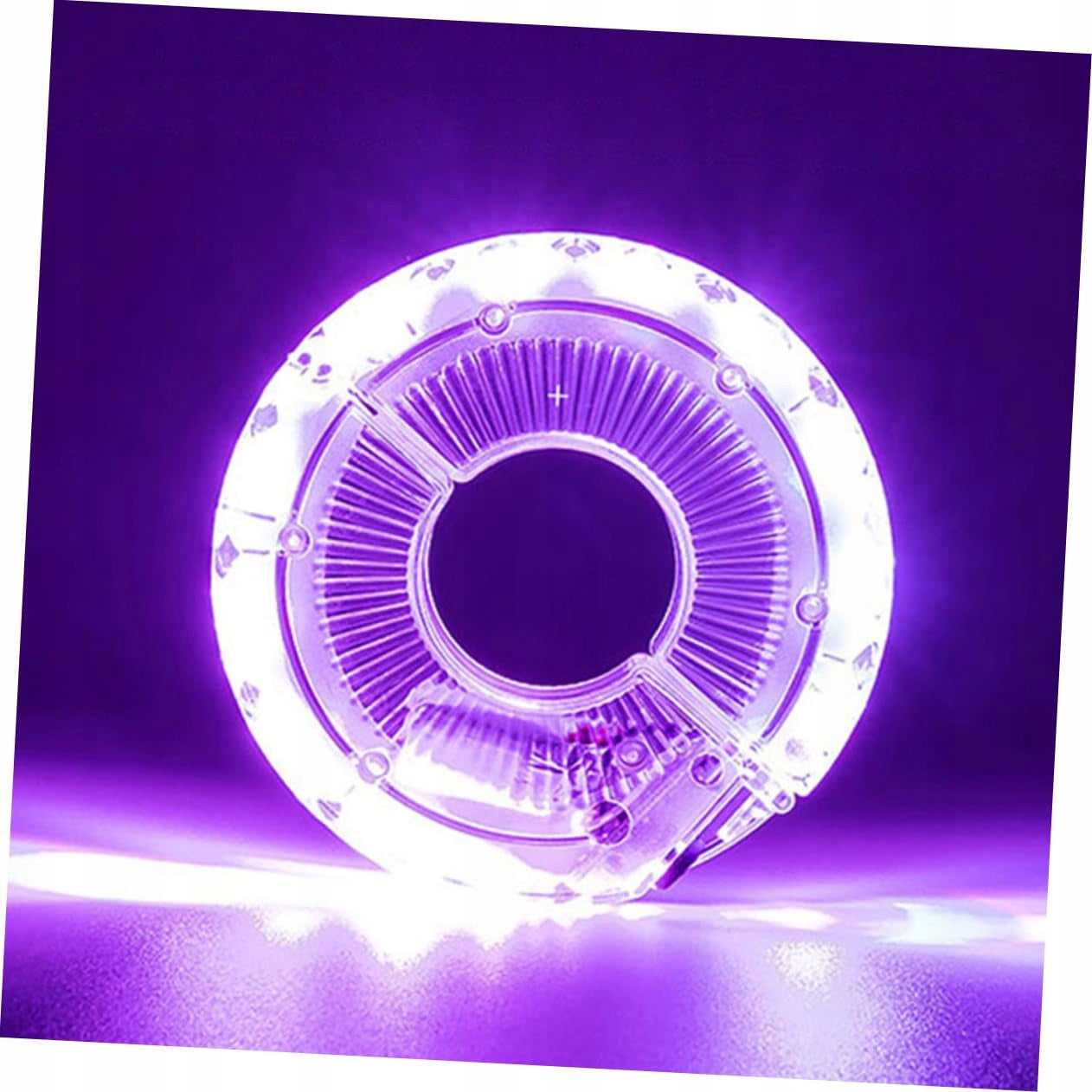 Rechargeable Bike Wheel Hub Lights, Waterproof LED Bicycle Light Manufacturer code Latarnia bębnowa z kwiatami  7 kolorów