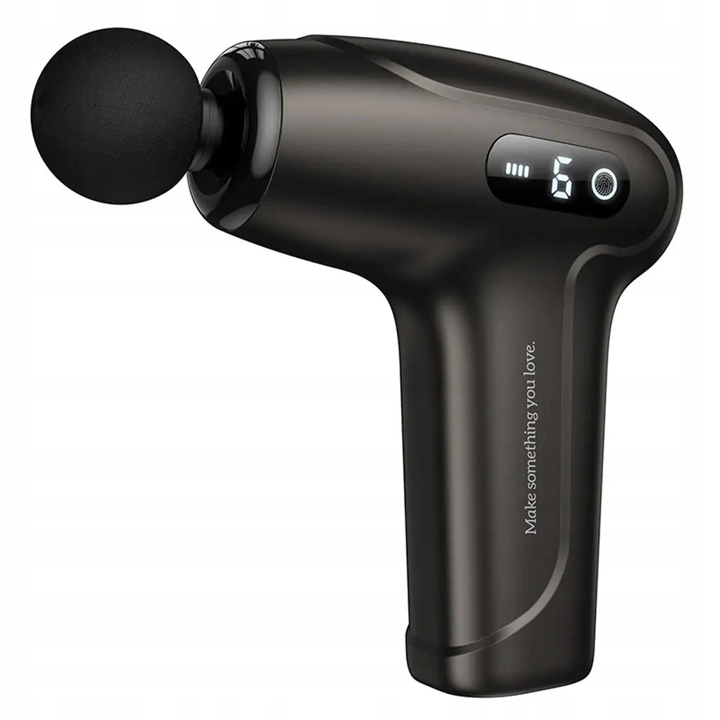 Rechargeable / Electric Quiet Mini Massager GUN Hoco HP51 grey