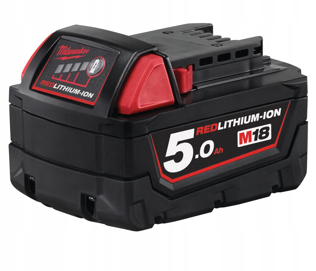 Rechargeable Lithium-Ion Battery Milwaukee M18B5 18V 5.0Ah Manufacturer code 4932430483