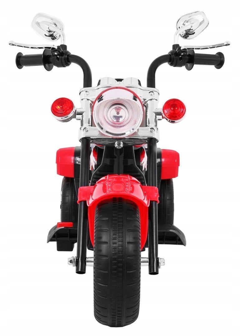 Rechargeable Motorcycle for Kids Chopper NightBike Red Brand Ramiz