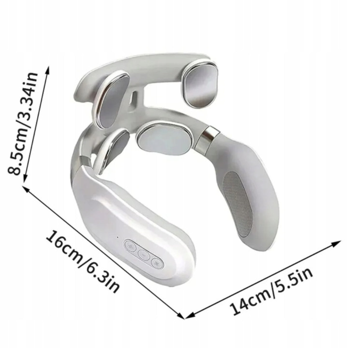 Rechargeable Neck Massager with Heating and Vibration Function 3W Brand no brand