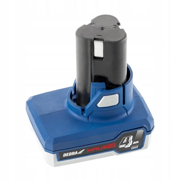 Rechargeable battery, 4.0Ah 12V Li-Ion battery, DEDRA MAUS DED7321 Brand Dedra