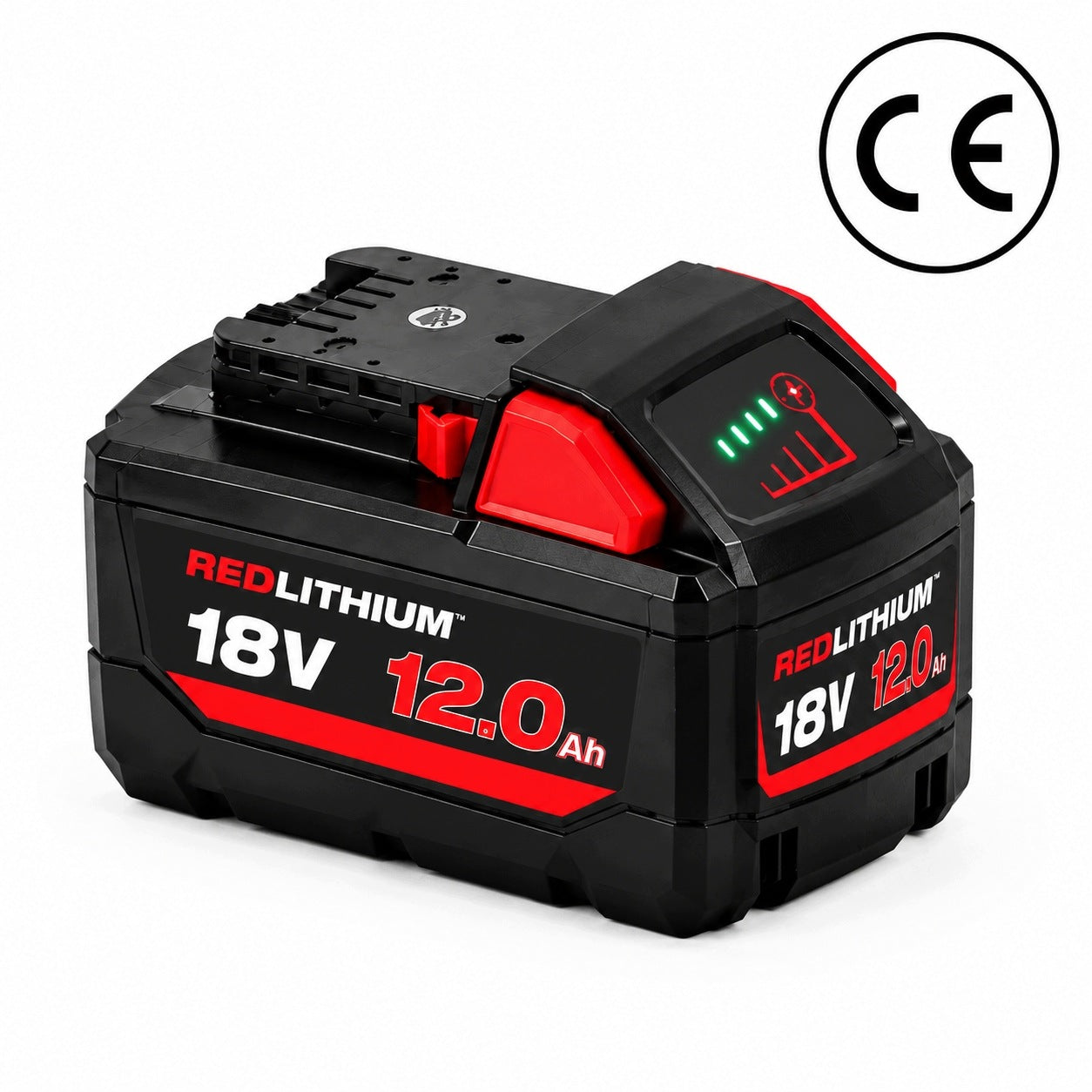 Rechargeable battery for Milwaukee M18 18V 12.0Ah Li-Ion BMS M18B2 M18B4 M18B5 Manufacturer code M18-18V-12.0Ah-1