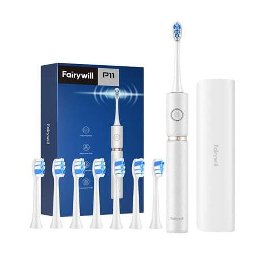 Rechargeable toothbrush + 8 attachments FW-P11 white