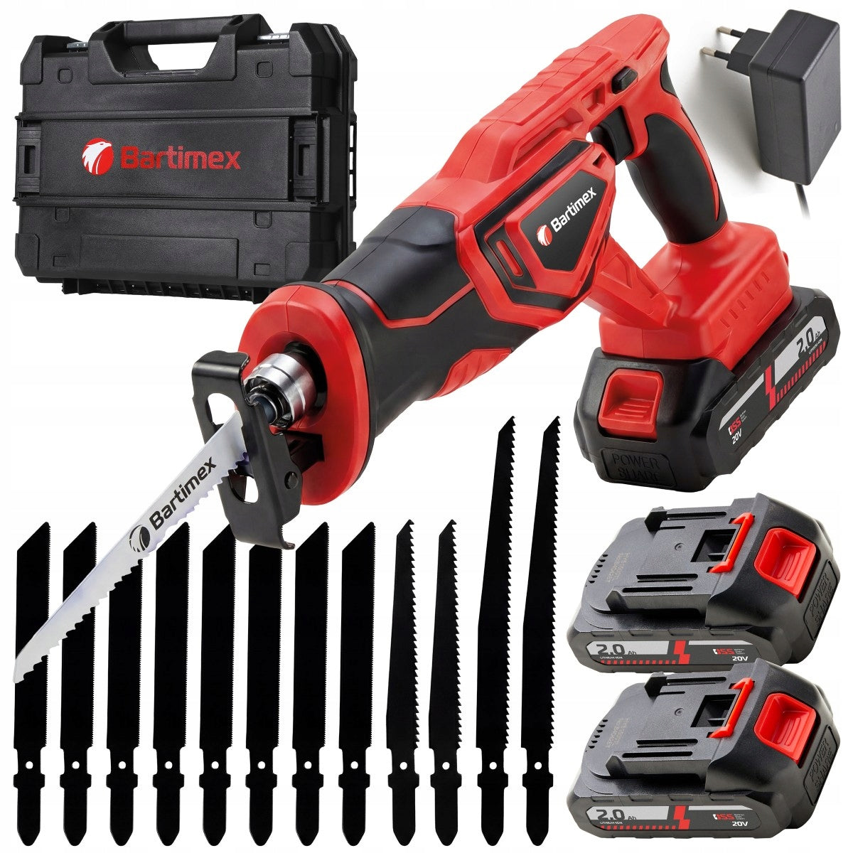 Reciprocating Saw Cordless Fox Tail Jigsaw 12 Saw Blades