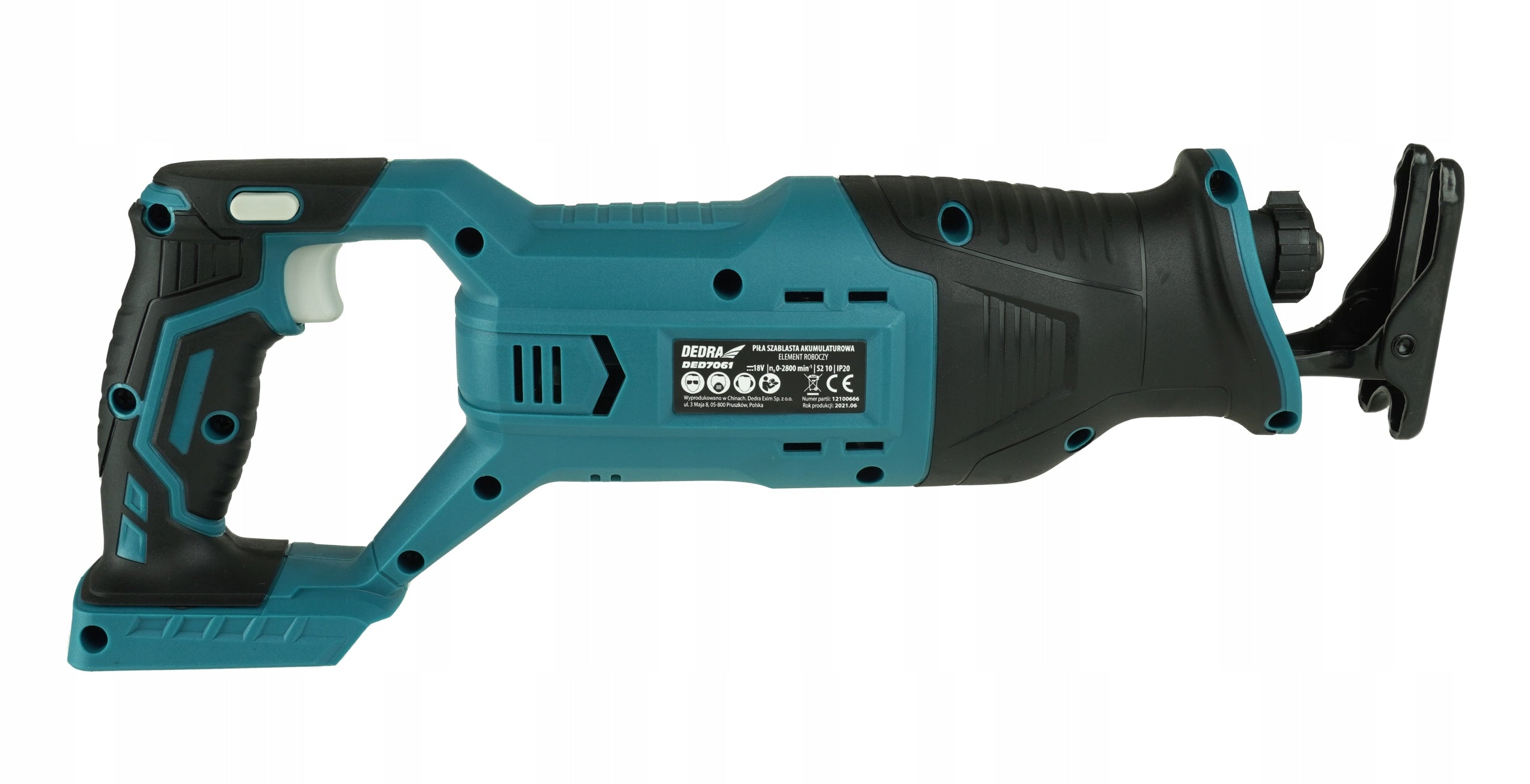 Reciprocating saw fox tail, aku 18V SAS+ALL DED7061 Brand Dedra