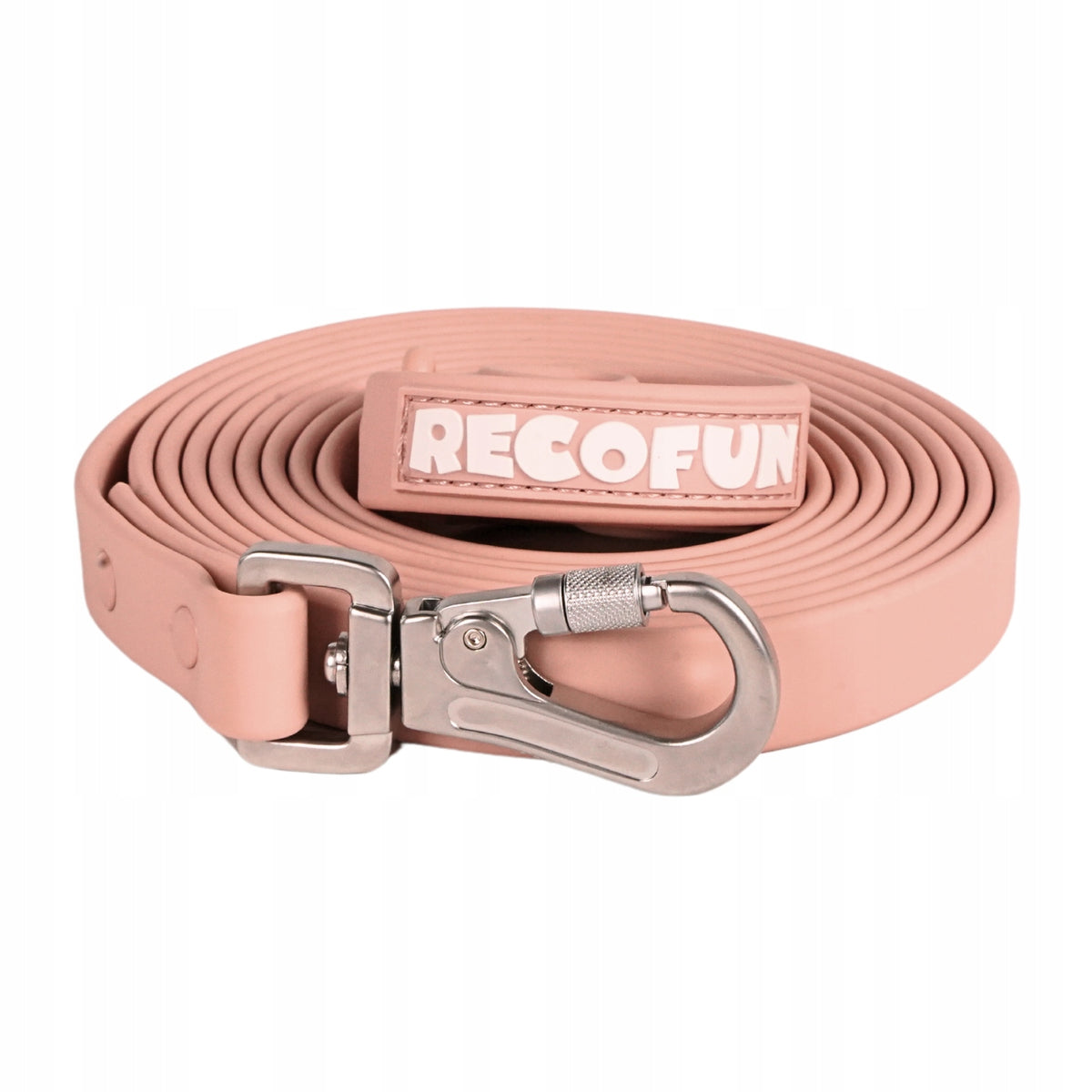 RecoFun PVC training leash 5 m pink