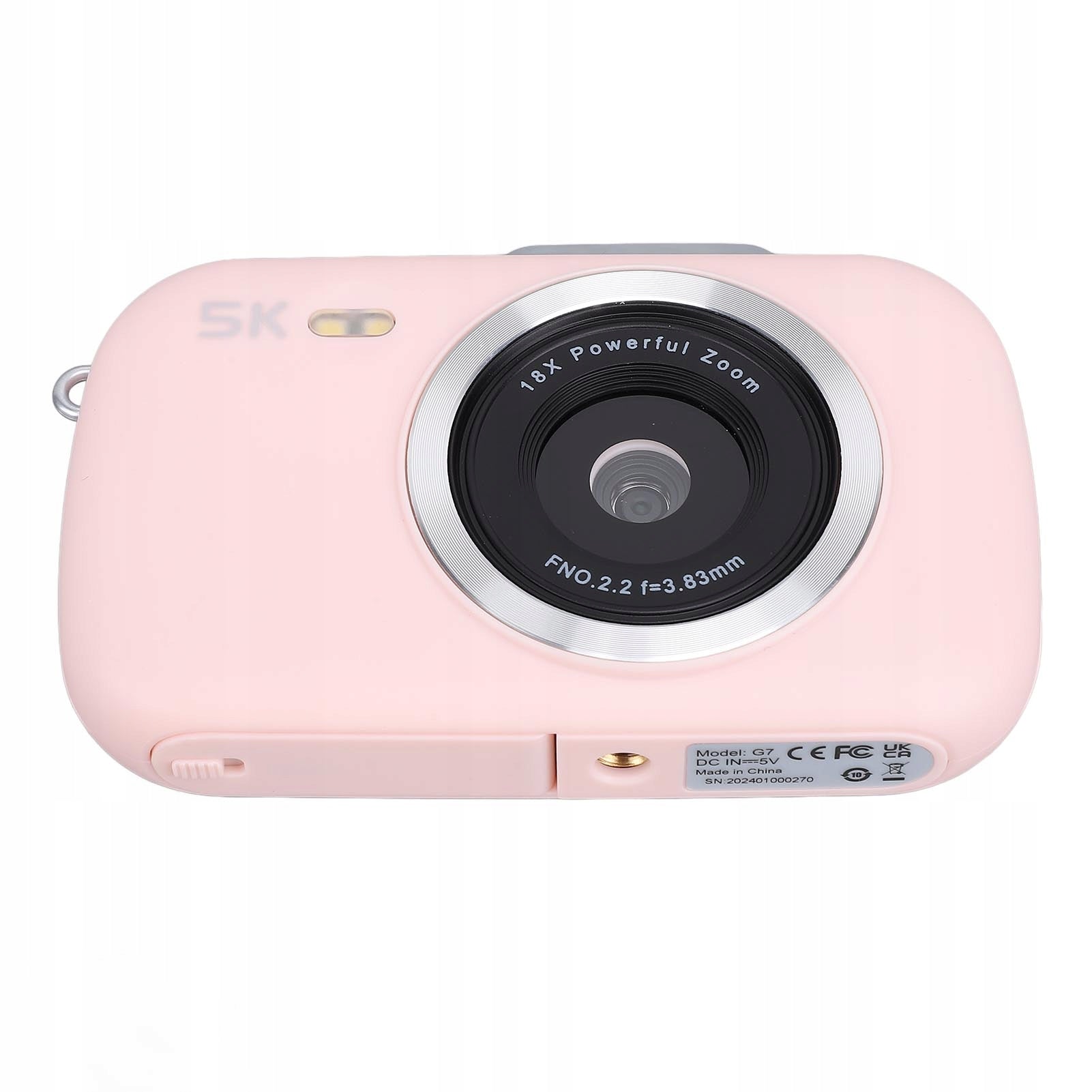 Recording Camera, Compact 5K Video 80MP Camera for Holiday