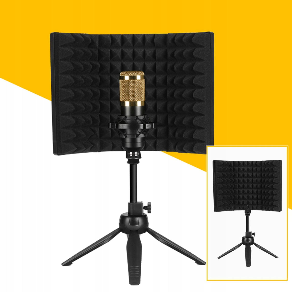 Recording Microphone Isolation Shield,High Density Absorbent With stand Manufacturer code koolsoo-78018368