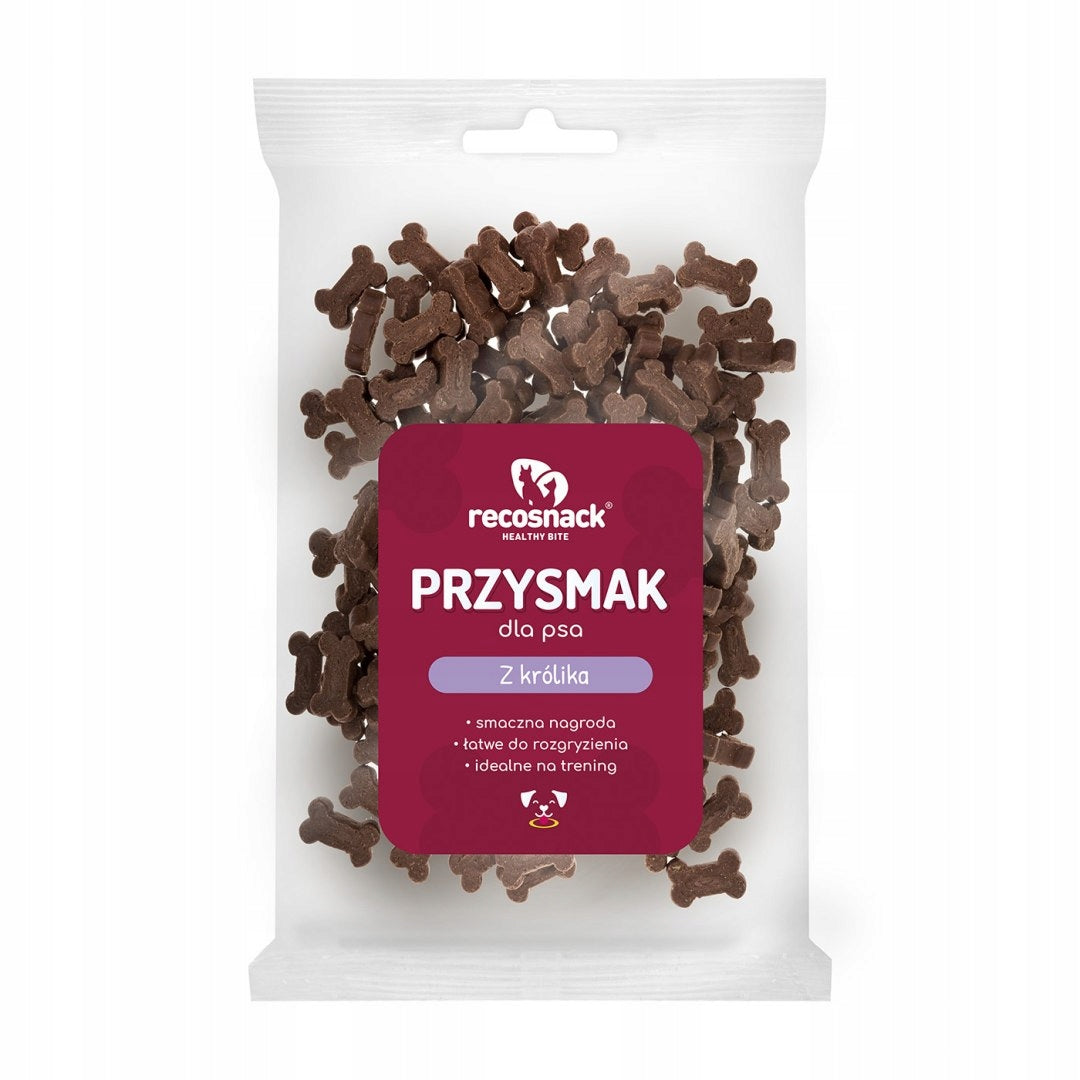 Recosnack Meat cubes with rabbit 20g Manufacturer code 5902802335302